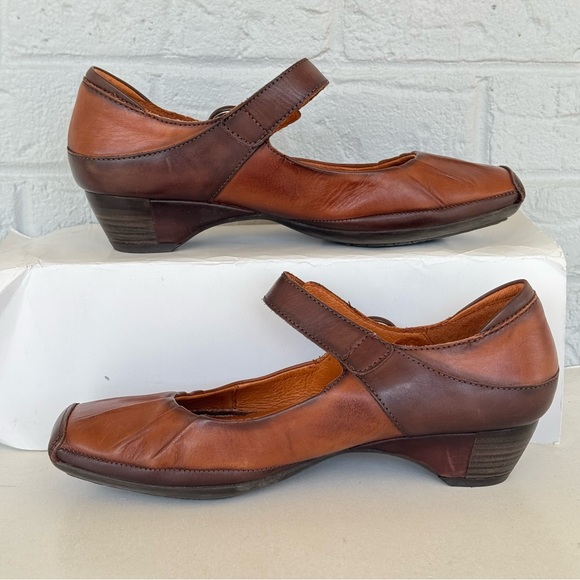 Pikolinos Gandia Leather Mary Jane Shoes Women's 8.5 - Picture 2 of 14
